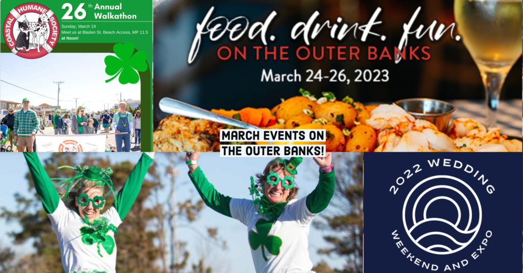 March Events on the Outer Banks St Patricks Day, OBX Taste of the