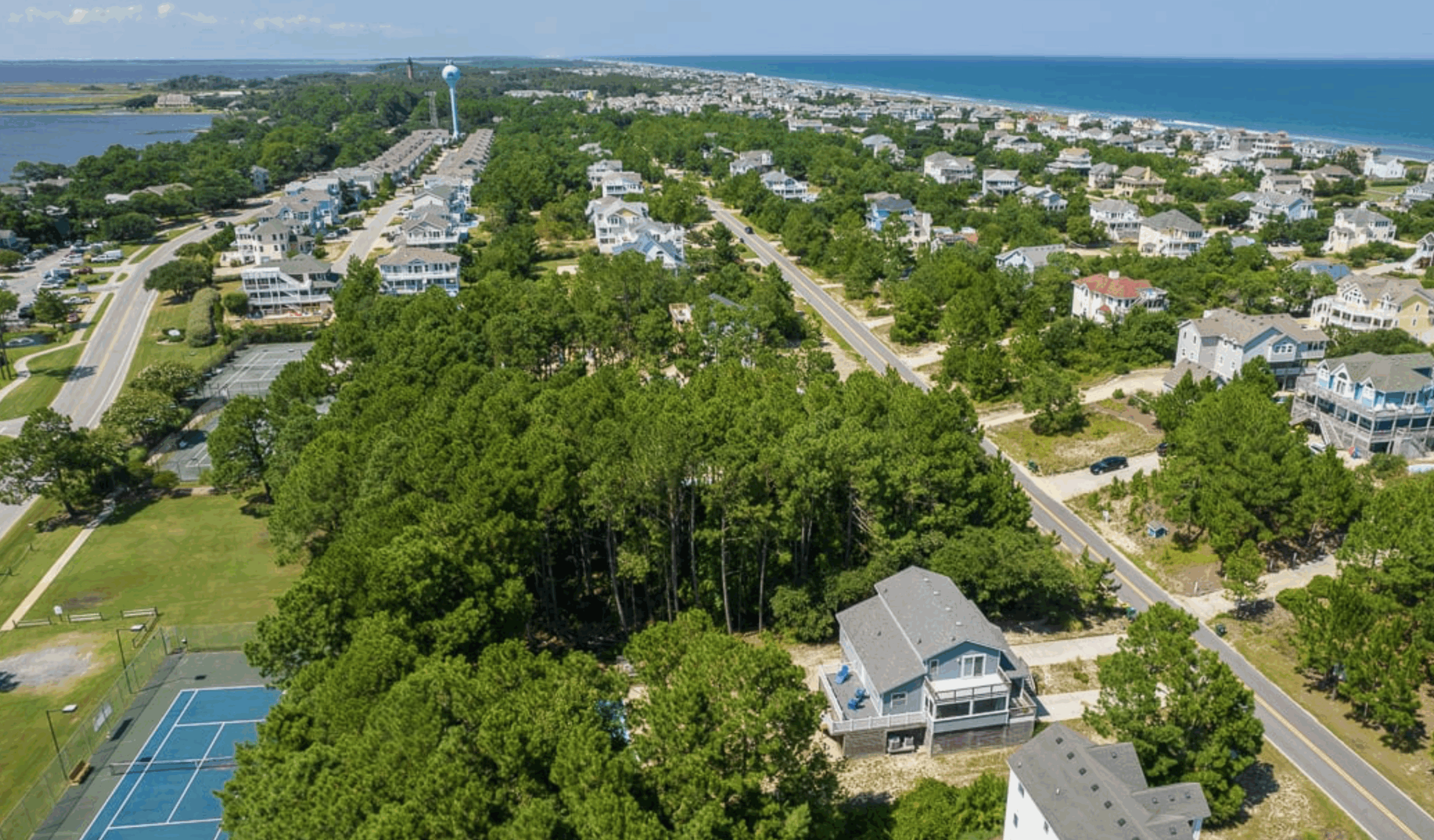 Whalehead Beach Outer Banks Vacation Rentals in Corolla NC_aerial